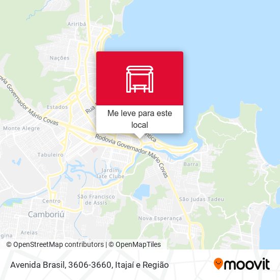 Avenida Brasil, 3606-3660 mapa