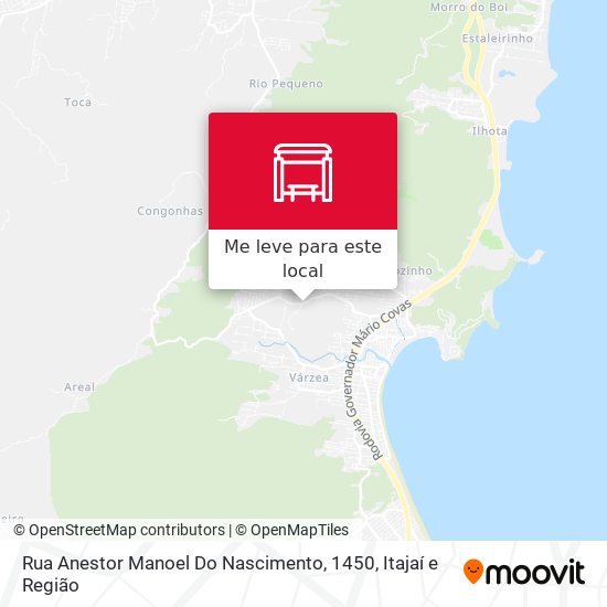 Rua Anestor Manoel Do Nascimento, 1450 mapa
