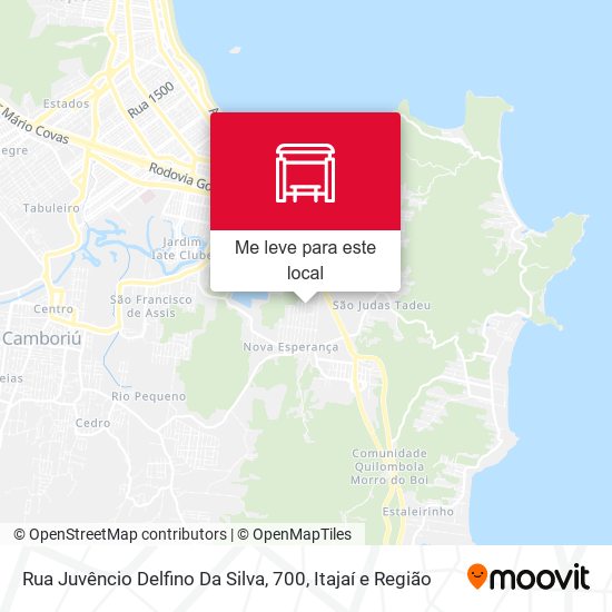 Rua Juvêncio Delfino Da Silva, 700 mapa