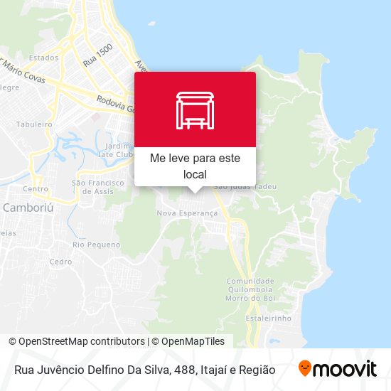 Rua Juvêncio Delfino Da Silva, 488 mapa