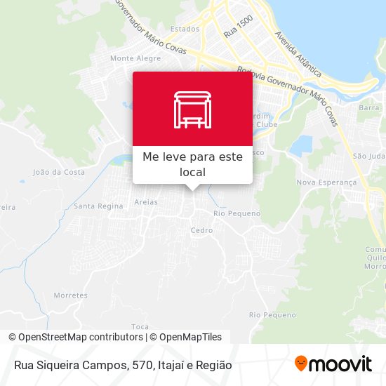 Rua Siqueira Campos, 570 mapa