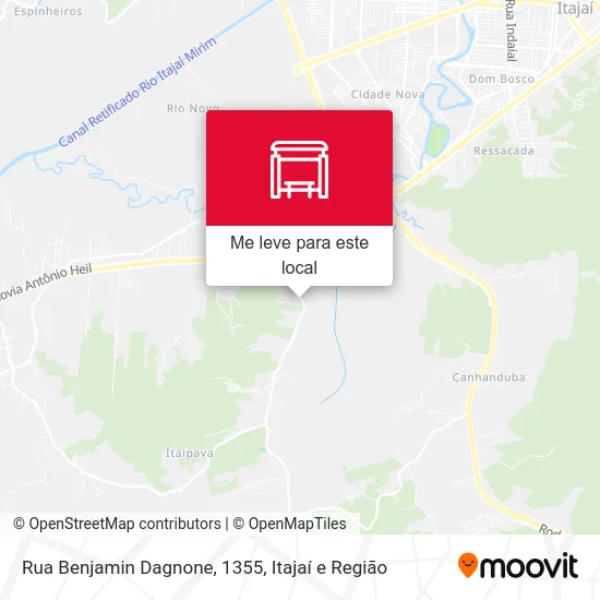 Rua Benjamin Dagnone, 1355 mapa