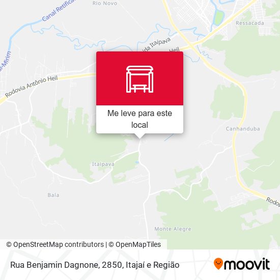 Rua Benjamin Dagnone, 2850 mapa