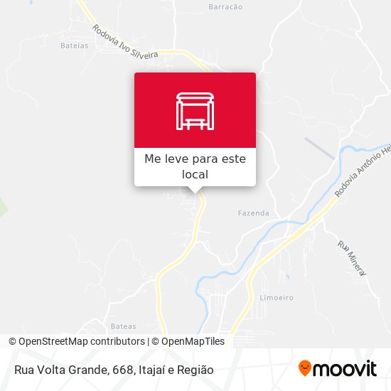 Rua Volta Grande, 668 mapa