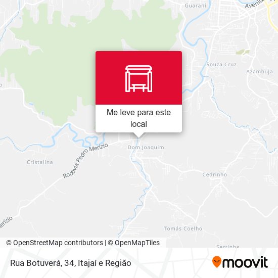 Rua Botuverá, 34 mapa