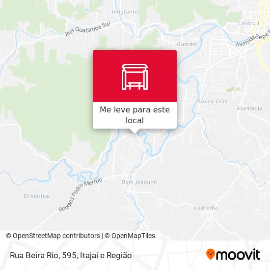 Rua Beira Rio, 595 mapa