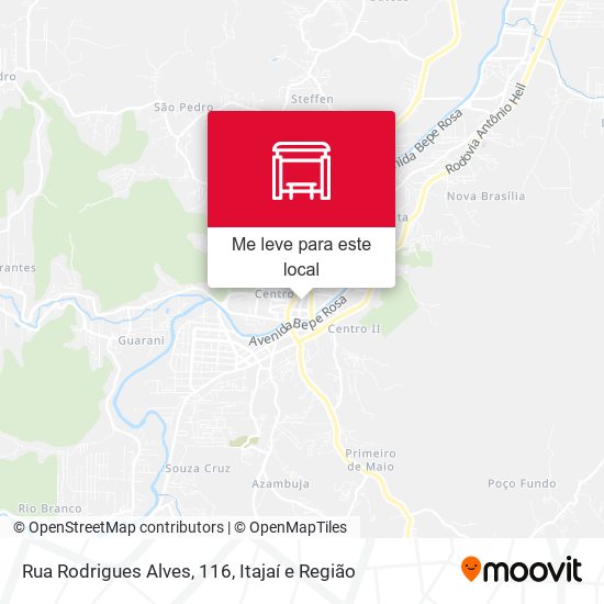 Rua Rodrigues Alves, 116 mapa