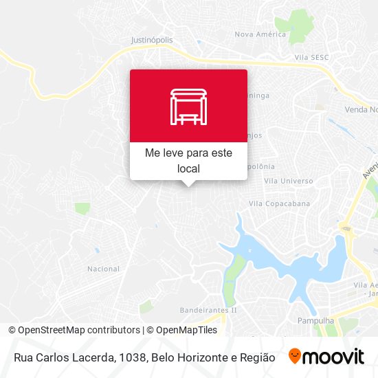 Rua Carlos Lacerda, 1038 mapa