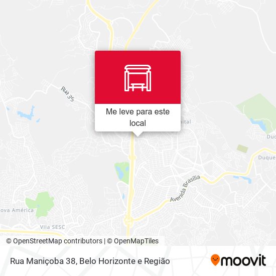 Rua Maniçoba 38 mapa