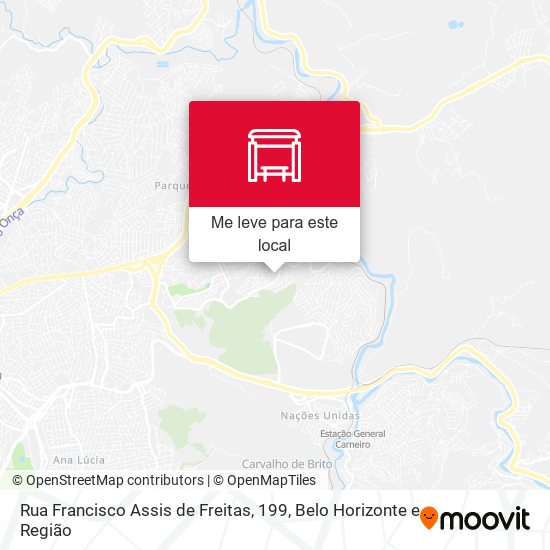 Rua Francisco Assis de Freitas, 199 mapa