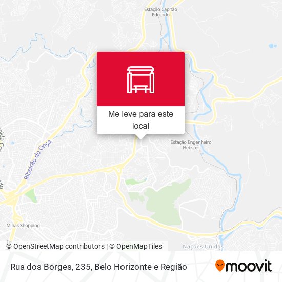 Rua dos Borges, 235 mapa