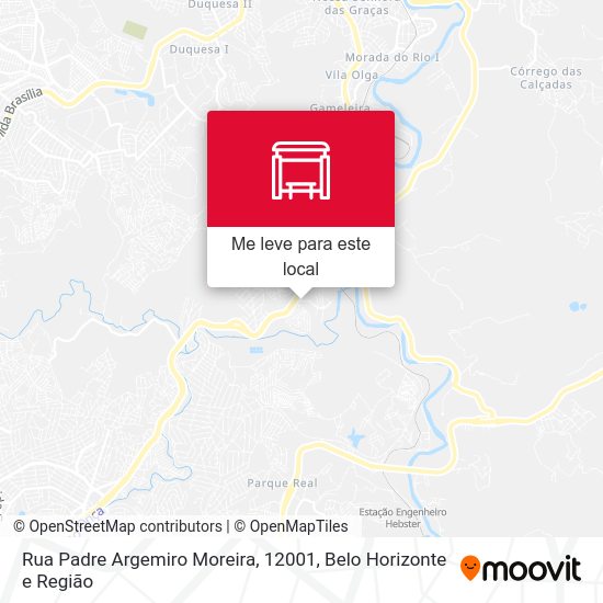Rua Padre Argemiro Moreira, 12001 mapa