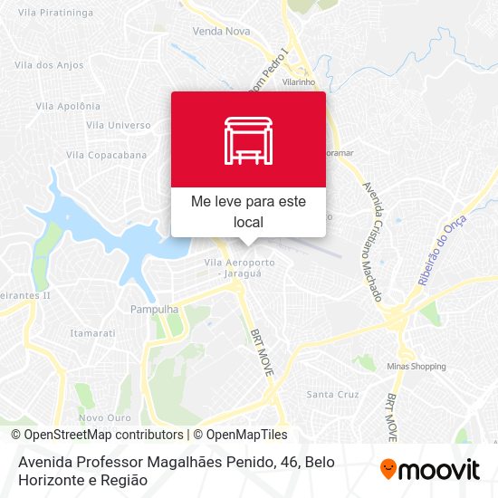 Avenida Professor Magalhães Penido, 46 mapa