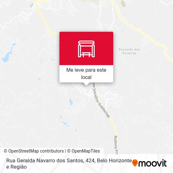 Rua Geralda Navarro dos Santos, 424 mapa