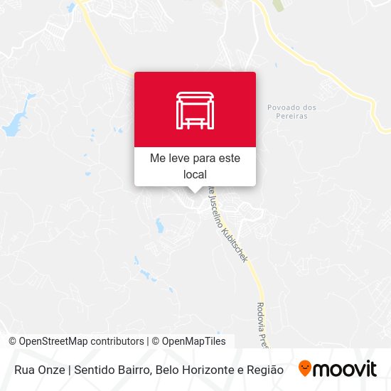 Rua Onze | Sentido Bairro mapa
