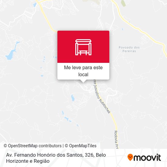 Av. Fernando Honório dos Santos, 326 mapa