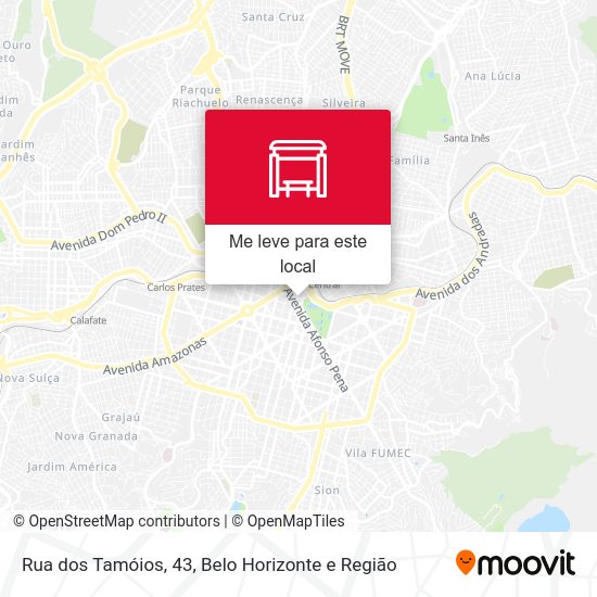 Rua dos Tamóios, 43 mapa