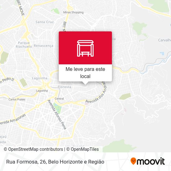 Rua Formosa, 26 mapa