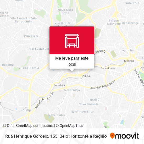 Rua Henrique Gorceix, 155 mapa