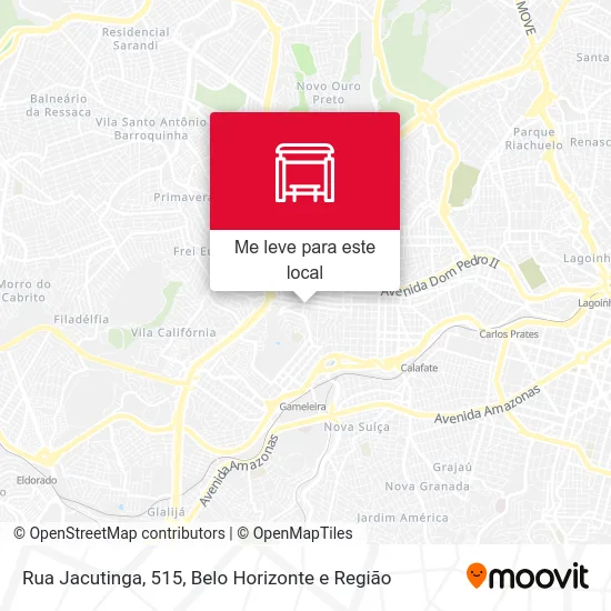 Rua Jacutinga, 515 mapa