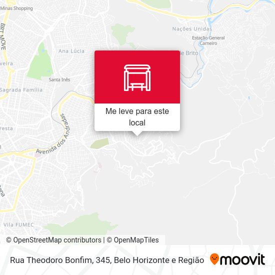Rua Theodoro Bonfim, 345 mapa