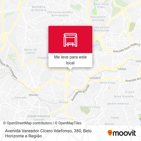 Avenida Vereador Cícero Ildefonso, 380 mapa
