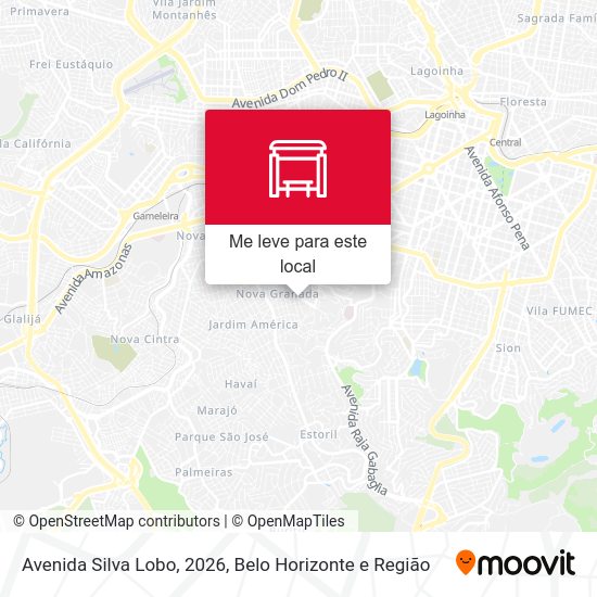 Avenida Silva Lobo, 2026 mapa
