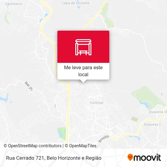 Rua Cerrado 721 mapa