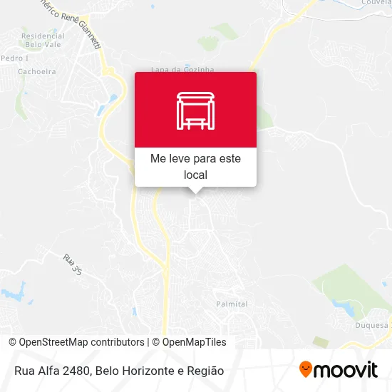 Rua Alfa 2480 mapa