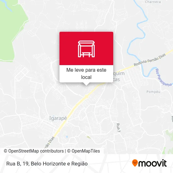Rua B, 19 mapa