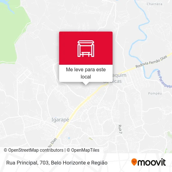 Rua Principal, 703 mapa