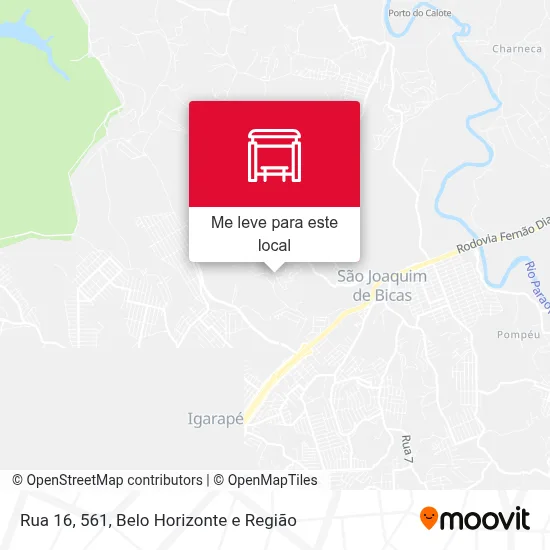 Rua 16, 561 mapa