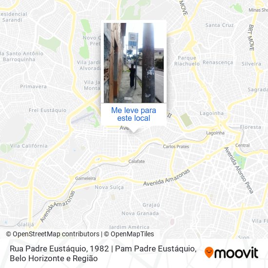 Rua Padre Eustáquio, 1982 | Pam Padre Eustáquio mapa