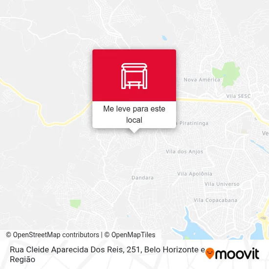 Rua Cleide Aparecida Dos Reis, 251 mapa