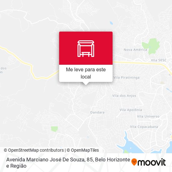 Avenida Marciano José De Souza, 85 mapa