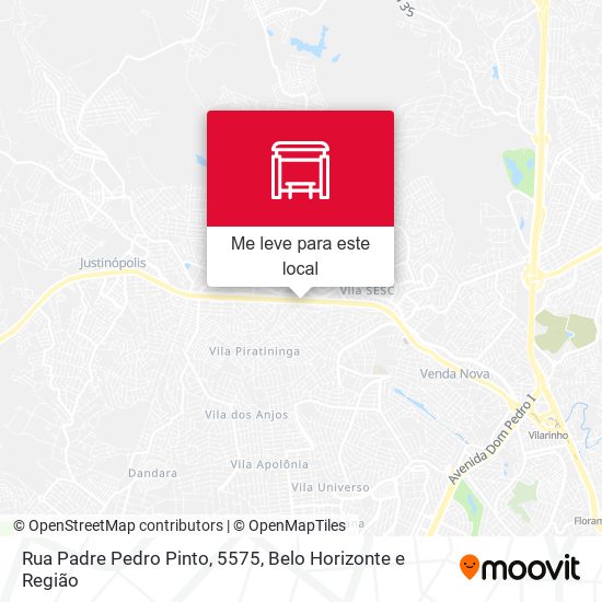 Rua Padre Pedro Pinto, 5575 mapa