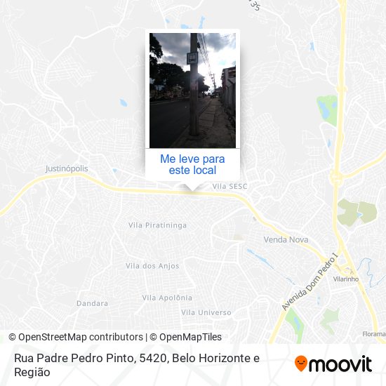 Rua Padre Pedro Pinto, 5420 mapa