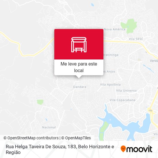 Rua Helga Taveira De Souza, 183 mapa