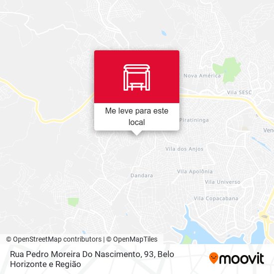 Rua Pedro Moreira Do Nascimento, 93 mapa