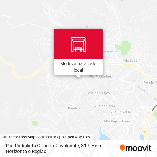 Rua Radialista Orlando Cavalcante, 317 mapa