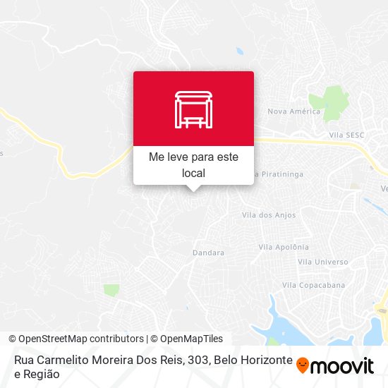 Rua Carmelito Moreira Dos Reis, 303 mapa