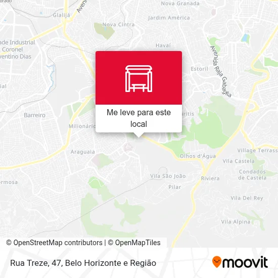 Rua Treze, 47 mapa