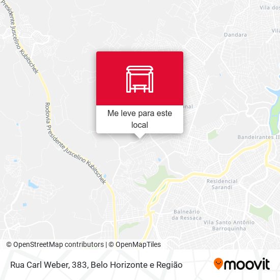 Rua Carl Weber, 383 mapa