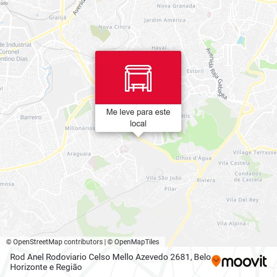 Rod Anel Rodoviario Celso Mello Azevedo 2681 mapa