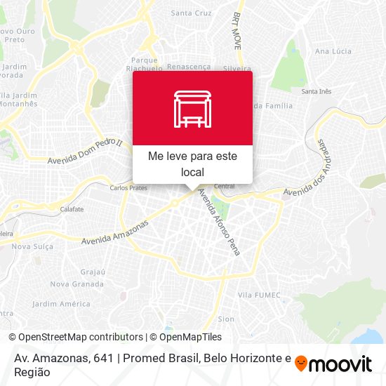 Av. Amazonas, 641 | Promed Brasil mapa