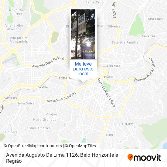 Avenida Augusto De Lima 1126 mapa