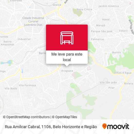 Rua Amilcar Cabral, 1106 mapa