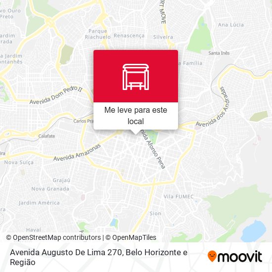 Avenida Augusto De Lima 270 mapa