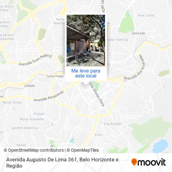 Avenida Augusto De Lima 361 mapa