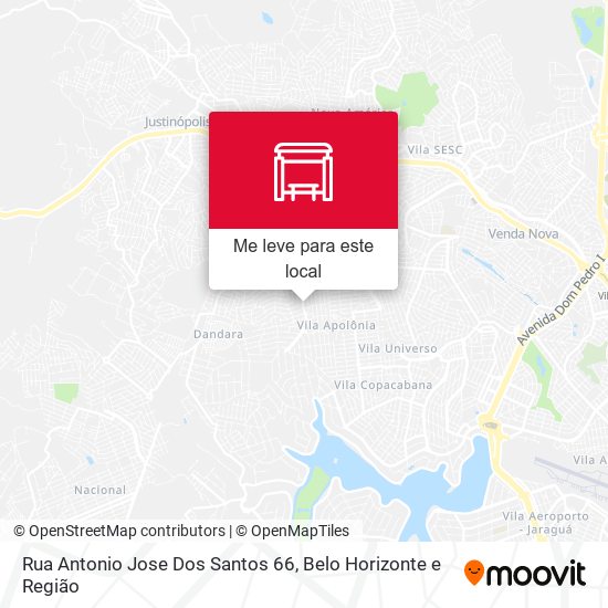 Rua Antonio Jose Dos Santos 66 mapa